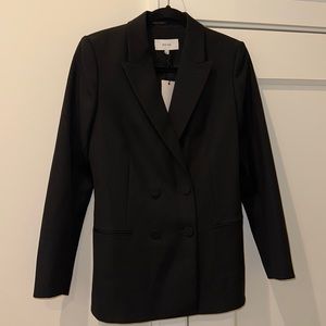 Reiss Nola Blazer Black Double Breasted NWT size 6